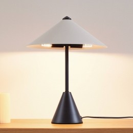 LindbytafellampNorvikhoogte35cmzwartgrijsmetaal