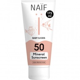 NaifBabyKidsMineraleZonnebrandcrmeSPF50175ml