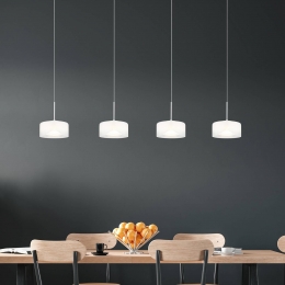 GloboBelindaLEDhanglamplengte105cmwit4-lampsglas