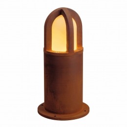 SLVRustyCone40roestbruinesokkellamp40cm
