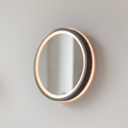 PaulNeuhausLED-wandspiegelVIDROgrijs26cmpowerbankschakelaar