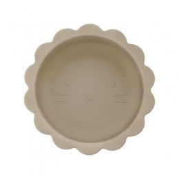 Dutsi-WelpjeSerie-SiliconenBabykommetje-LeeuwenOntwerp-350ml-Taupe