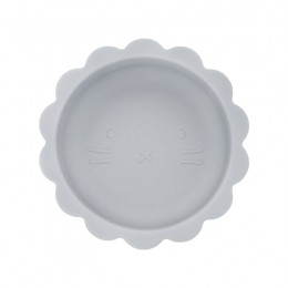 Dutsi-WelpjeSerie-SiliconenBabykommetje-LeeuwenOntwerp-350ml-Grijsblauw