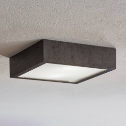 ArgonPlafondlampTroms30x30cmbetongrijs