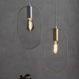 STARTRADINGDecoratie-hanglampShapemetovaalzilver