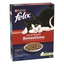 5xFelixKattenvoerDroogCountrysideSensations1kg
