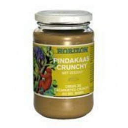 HorizonPindakaasCrunchymetZoutBio350gr