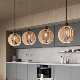 EnvostarClayhanglampberkenmultiplex4-lamps