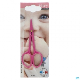 BabyschaarInoxBlauwRoos