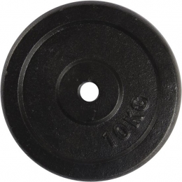 VirtuFitGietijzerenHalterschijf-Haltergewicht-30mm-10kg-Zwart