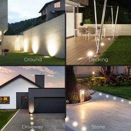 LillydimbareLEDGrondspot-Kantelbaar-Overrijdbaar-Rond-RVS-2700K-5Watt-IP67waterdicht-3jaargarantieGrondspotbuiten230V