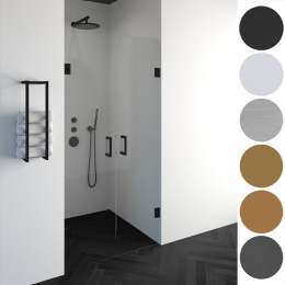 BRAUERVoidpendeldeurenhelderglas90x200inclglascoatingPVDRVS-kleuriggeborsteld