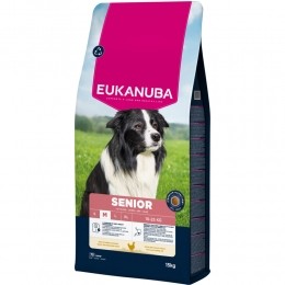 EukanubaLifeCareDogSeniorMediumHondenvoerChicken15kg