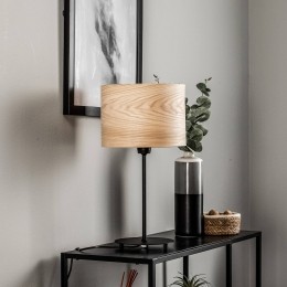 EnvostarVeneertafellampkernhoutessen25cm
