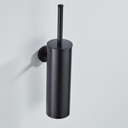 ToiletborstelhouderBWSNerometWandhouderMatZwart