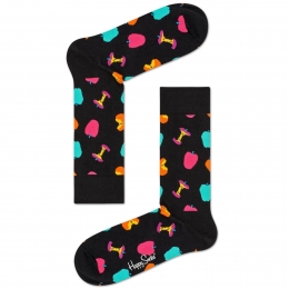 HappySocksAppleSokkenZwart