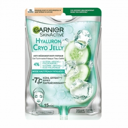 6xGarnierSkinActiveHyaluronCryoJellyAnti-vermoeidheidSheetMasker