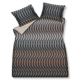 MirageDekbedovertrek200x200220cmBruinBlauw