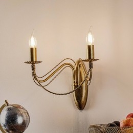 EMIBIGLIGHTINGWandlampToriK2inkandelaarvormgoud