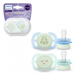 PhilipsAventSootherUltraStartFopspeenNighttime0-2mnd2stuks