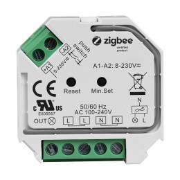 ZigbeeMiniLEDdimmerontvangerBasic-Draadloos-maximaal400Watt-IP20-VoorPulsdimmer