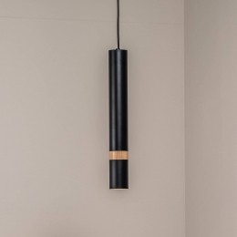 Eko-LightHanglampJokerzwarthout1-lamp