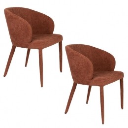 HousecraftLivingTamsinEetkamerstoelenOranje-Setvan2