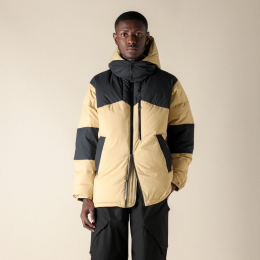 MizunoGORETEXWINDSTOPPERDHAULAGIRIDOWNJACKETBeigetaupeblackHerenMaatXXL