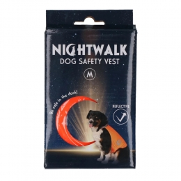 NightwalkDogSafetyVestOrangeM