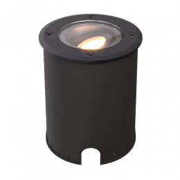 Setvan9LillydimbareLEDGrondspot-Kantelbaar-Overrijdbaar-Rond-2700Kwarmwit-IP67waterdicht-3jaargarantie-ZwartGrondspotbuiten