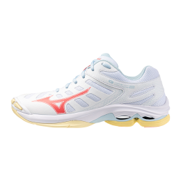 MizunoWAVEVOLTAGE2VolleybalschoenenWitCalypsoCoralPaleBananaDamesMaat41