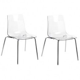Beliani-SILERTON-Eetkamerstoelset-Transparant-Polycarbonaat