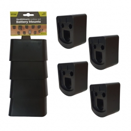 StealthMountsBM-RY18-4AccuhoudersVoorRyobi18vONE-Zwart-4Stuks