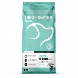 Euro-PremiumPuppyMediumKip-Rijst12kg