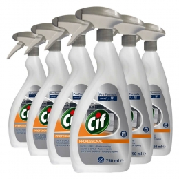 6xCifProfessionalOven-enGrillreinigerProFormula750ml