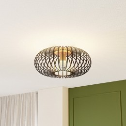 Cosmos-LEDPlafondlamp-Dimbaar-E27Fitting-ZwartmetGoud