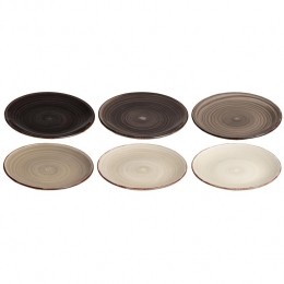 StudioTavolaOntbijtbordenDessertbordenVintageLoft19cm-6stuks