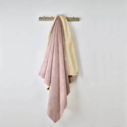 DeWitteLietaerTeddyLayaplaidvieuxrose150x200cm
