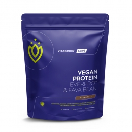 VitakruidVeganProteinEverProFavaIJskoffie921gr