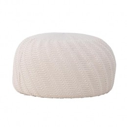 NestlivingDinaRondeGebreidePoef60cm-Crme