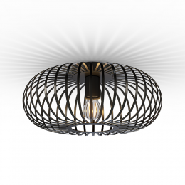 Cosmos-LEDPlafondlamp-Dimbaar-E27Fitting-Zwart