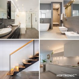 Milano-10xinbouwspotsveranda-DimbaarLED-Completesetmetafstandsbedieningmuurdimmer-PlugPlay-12Volt3watt-2700K200lumen-IP