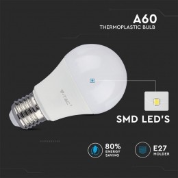 E27LEDLamp9Watt3000KA60Vervangt60Watt