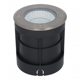 9xDonnieLEDGrondspotRVS-Rond-4000KNeutraalwit-6Watt-IP67waterdichtvoorbuiten-3jaargarantieGrondspotbuiten230V