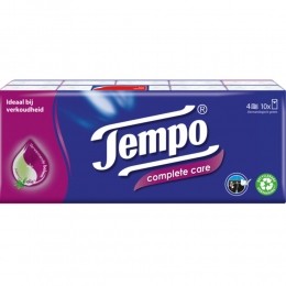 TempoCompleteCare4-laagsZakdoekjes10stuks