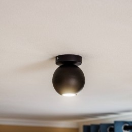 HELAMPlafondspotMidnightgeheelinzwart1-lampvast