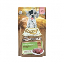 12xStuzzyHondenvoerPuppyMonoproteinGraanvrijKalf150gr