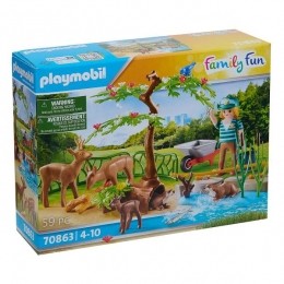 PLAYMOBILDierentuinverzorgermetdierenSet70863
