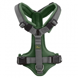 HUNTERHondentuigjeMaldonUpdonkergroengrijsMaatXS-S