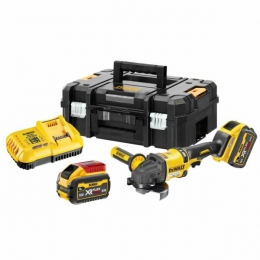 DeWALTDCG418X2-QW18V54VLi-ionXRFlexVoltAccuHaakseSlijperSet2x90AhInTSTAK-125mm